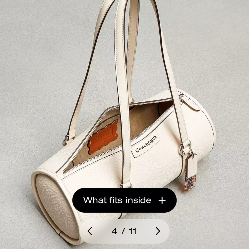 Last one! 💥New Coach Coachtopia Barrel Bag - Picture 6 of 6